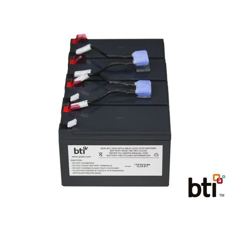 BATTERY TECHNOLOGY Replacement Ups Battery For Apc Rbc8 RBC8-SLA8-BTI